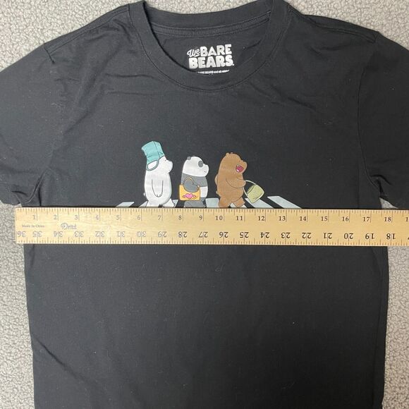 Cartoon Network Mens We Bare Bears‎ beatles Funny Shirt small - Picture 4 of 7